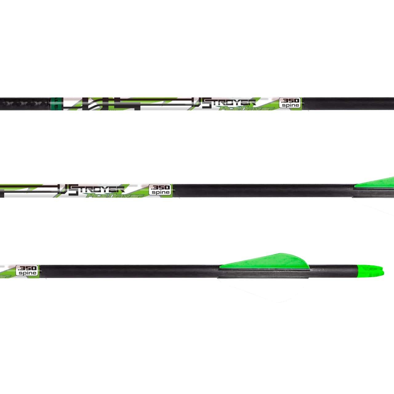 Carbon Express D-Stroyer Piledriver Arrows 400 Spines 6 Pack Fletched Picture of Feradyne Outdoors Carbon Express D-STROYER PILEDRIVER 400 6PKS Arrows