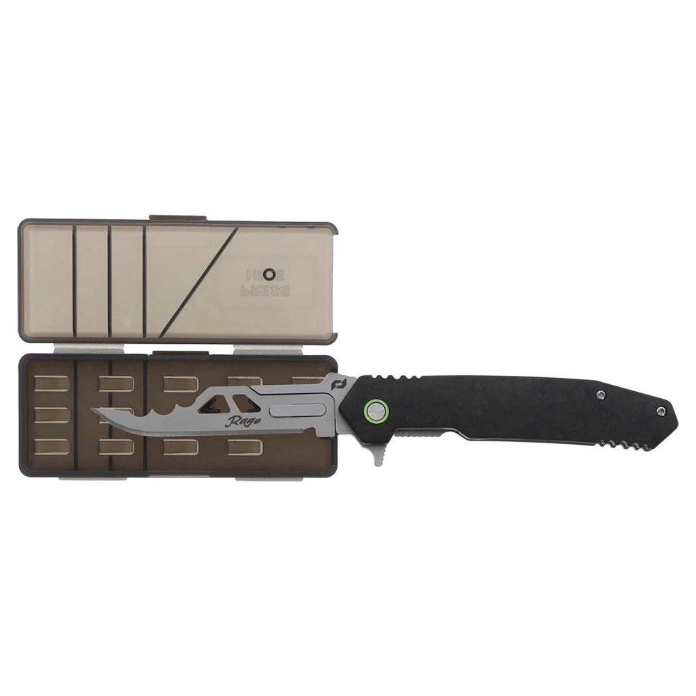 Schrade Rage Styhche Enrage 7 Knife - Replaceable Blade Picture of Feradyne Outdoors Rage Styhche Enrage 7 Knife - replaceable blade