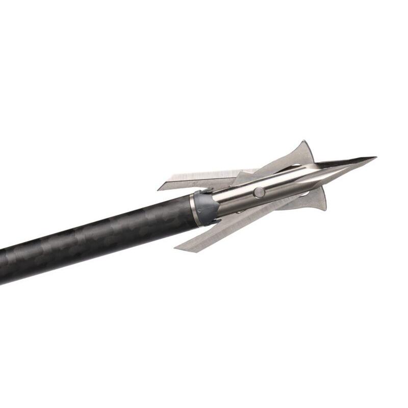 Feradyne Rage Black Series Trypan Broadheads 1.75" 3/ct Picture of Feradyne Outdoors RAGE Broadheads Black Series Trypan 1.75in 3pk