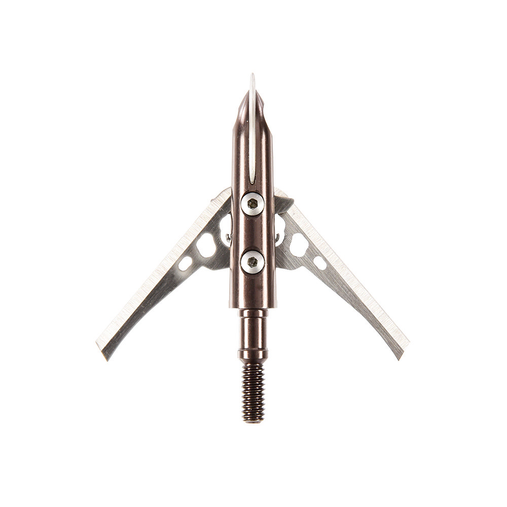 Feradyne Rage Broadhead 2 Blade COC NC 100 Grain Silver Picture of Feradyne Outdoors Rage Broadheads 2 Blade COC NC