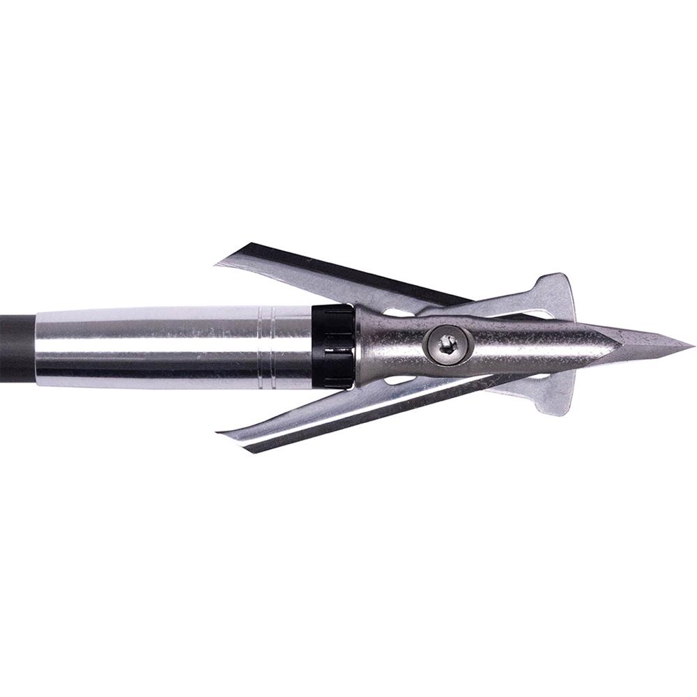 Rage Hypo 2 +P  Broadheads 125 gr 1.75" 4/ct Picture of Feradyne Outdoors Rage Hypo 2 +P 125gr 1.75'' 4pk