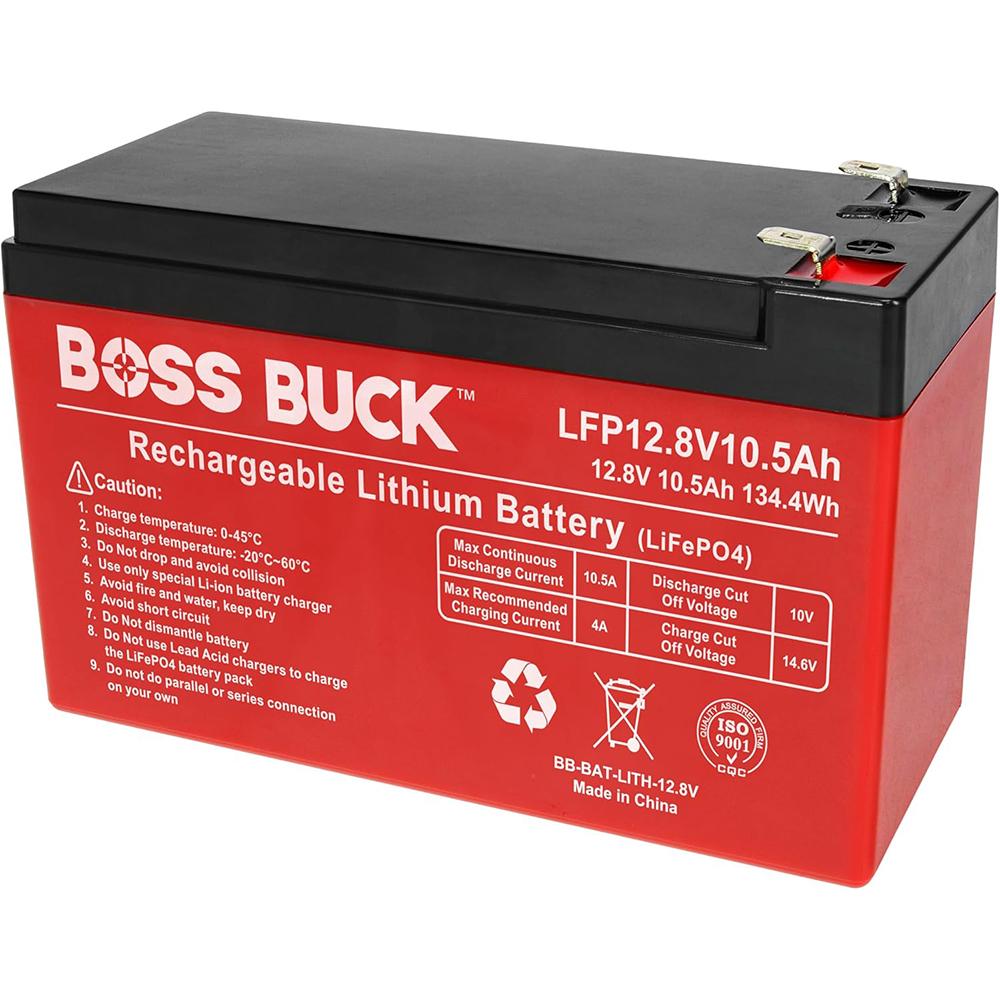 Boss Buck 12V 10.5MAH Lithium Feeder Battery