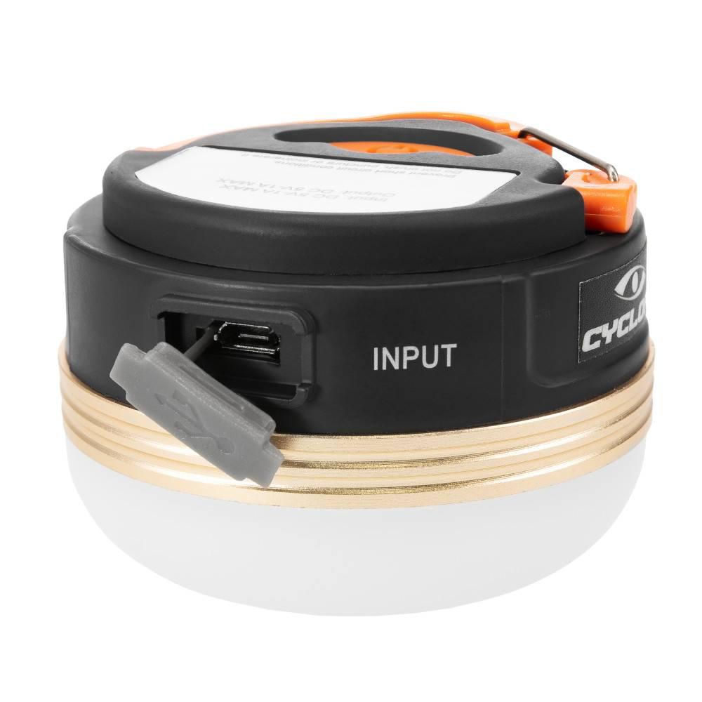 Cyclops Clipmate Lantern and Power Bank 200 Lumen Black Picture of Gsm CYCLOPS CLIPMATE