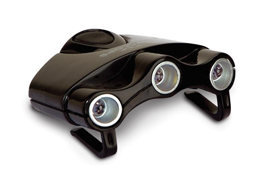 Cyclops  Orion Hat Clip 3-LED Light Picture of Gsm CYCLOPS ORION HATCLIP LGHT 3GRN LED LGHT