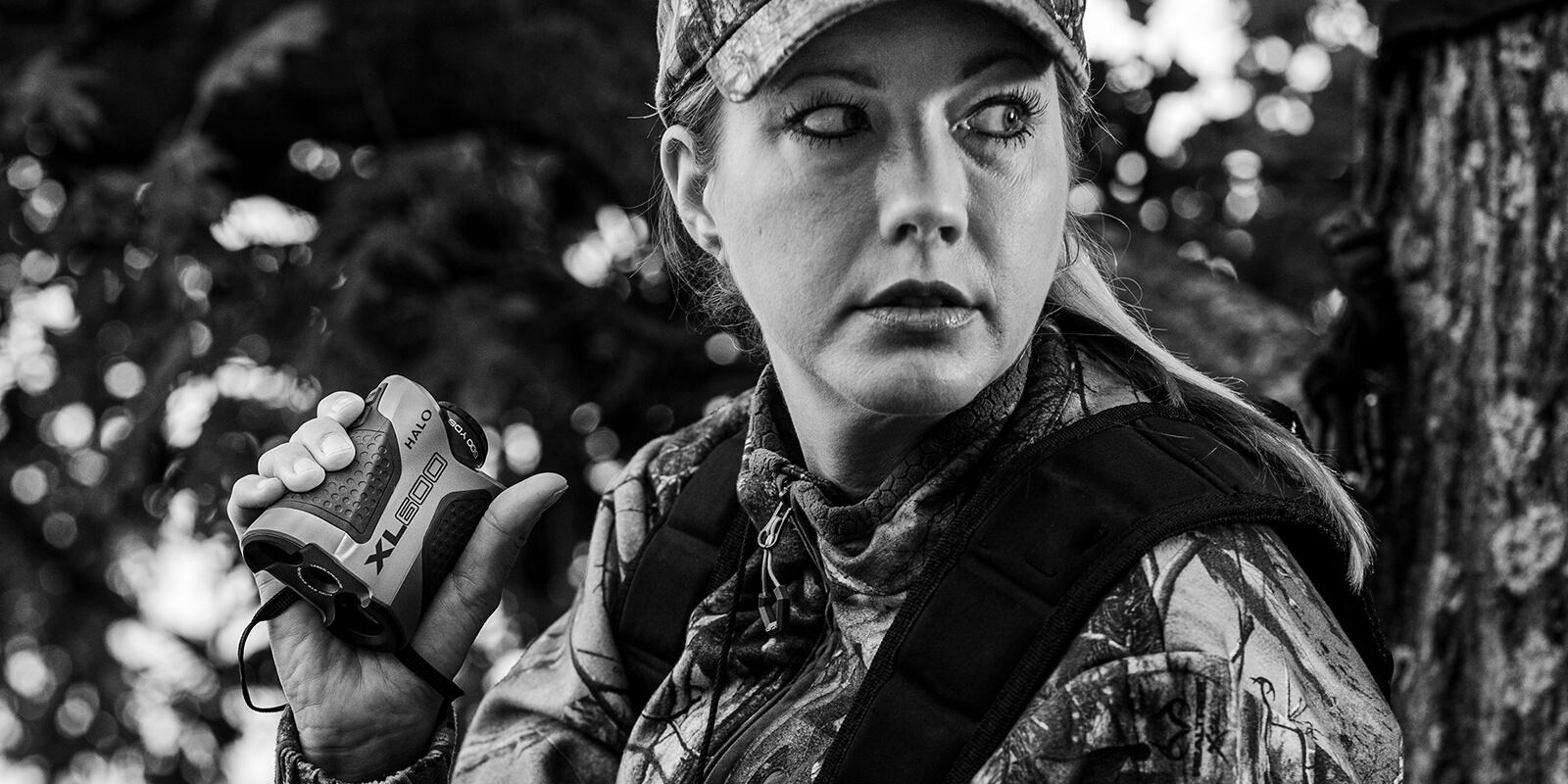 Halo XL600 6x Rangerfinder 600/yd with Angle Intel Auto Acquisition - Black Picture of Gsm XL600/600 YARD RANGE/6X MAGNIFICATION/ANGLE INTEL/AUTO ACQUISITION - BLACK