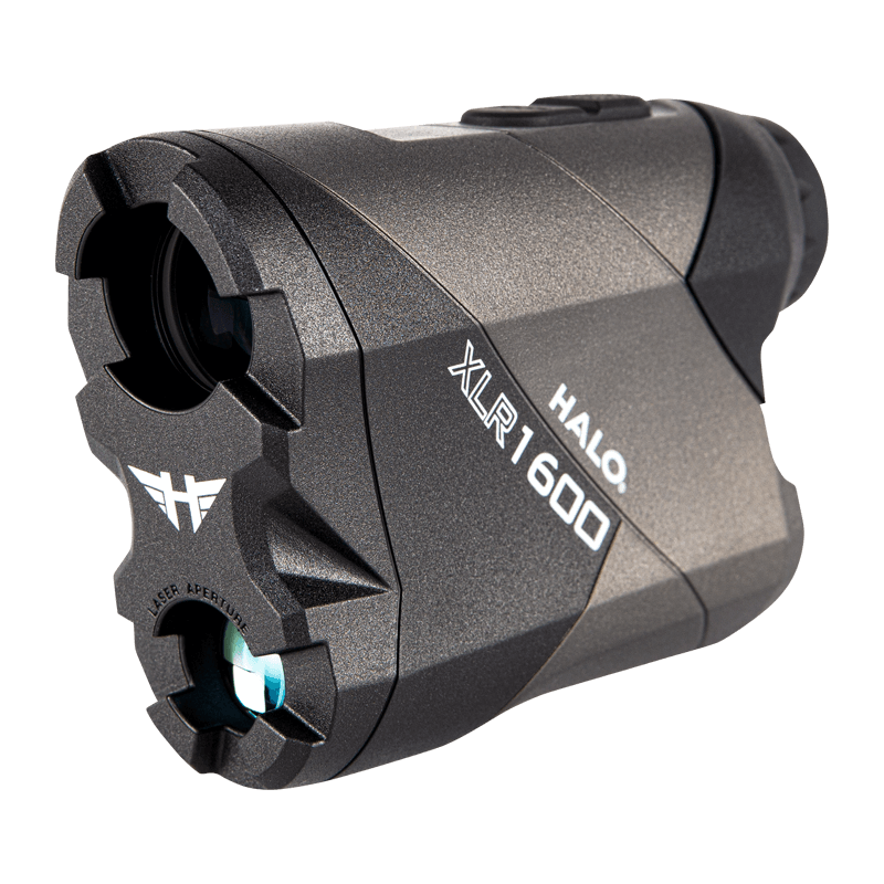 Halo XLR1600 6x Rangefinder 1600/yds Range Angle Intelligence - Black Picture of Gsm XLR1600/1600 YARD RANGE/6X MAGNIFICATION/ANGLE INTELLIGENCE - BLACK