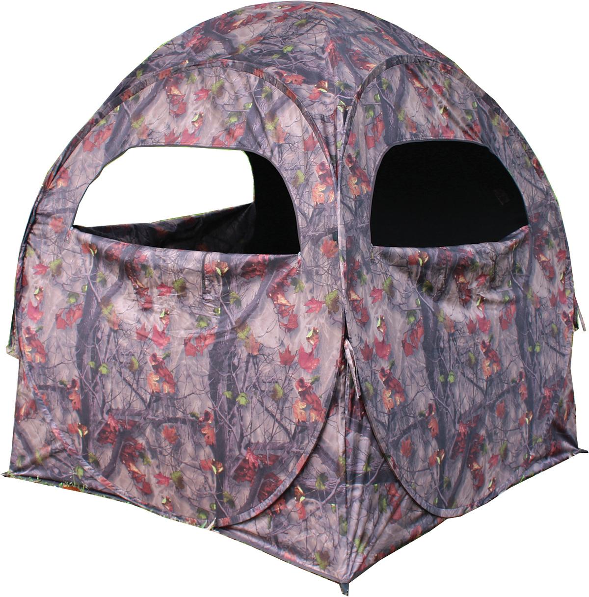 HME 2-Person Spring Steel 75 Pop-Up Ground Blind 58x58x57" - JM Camo Picture of Gsm SPRING STEEL 75 Ground Blind