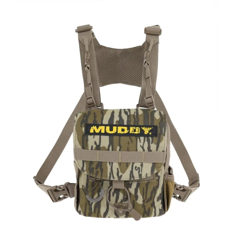 Muddy Pro Series Bino Harness Mossy Oak Bottomland Picture of Gsm Muddy Pro Bino Harness - Mossy Oak