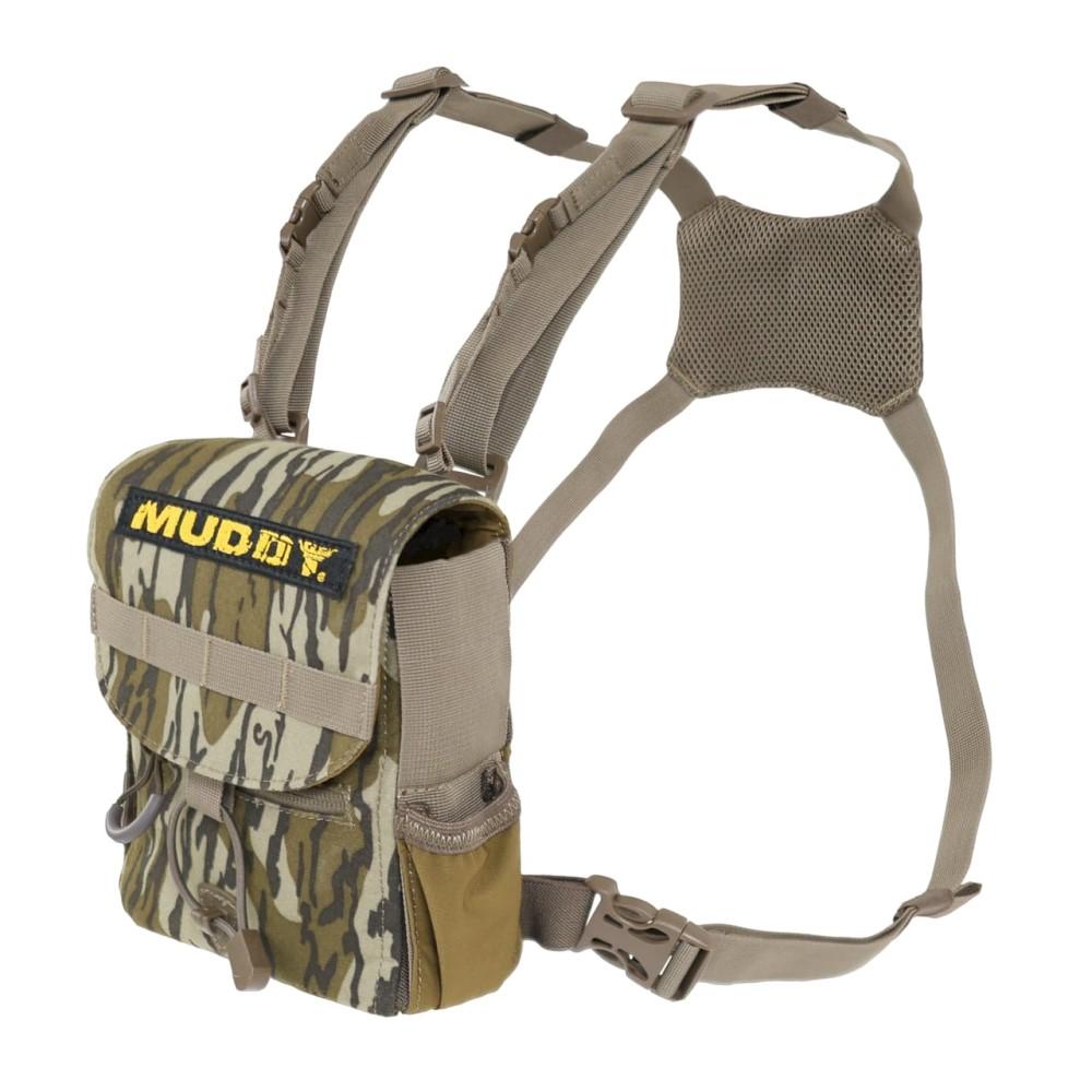 Muddy Pro Series Bino Harness Mossy Oak Bottomland Picture of Gsm Muddy Pro Bino Harness - Mossy Oak