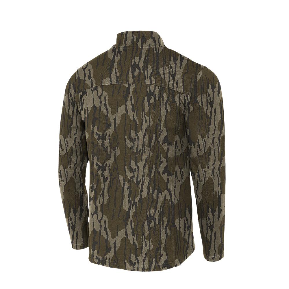 Muddy DV8 Quest Midweight Quarter Zip Sweatshirt Mossy Oak Bottomland M Picture of Gsm DV8 QUEST MIDWEIGHT QUARTER ZIP MOSSY OAK BOTTOMLAND MEDIUM