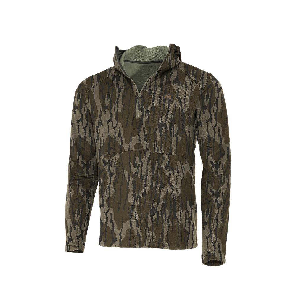 Muddy DV8 Quest Midweight Quarter Zip Hoodie Mossy Oak Bottomland M