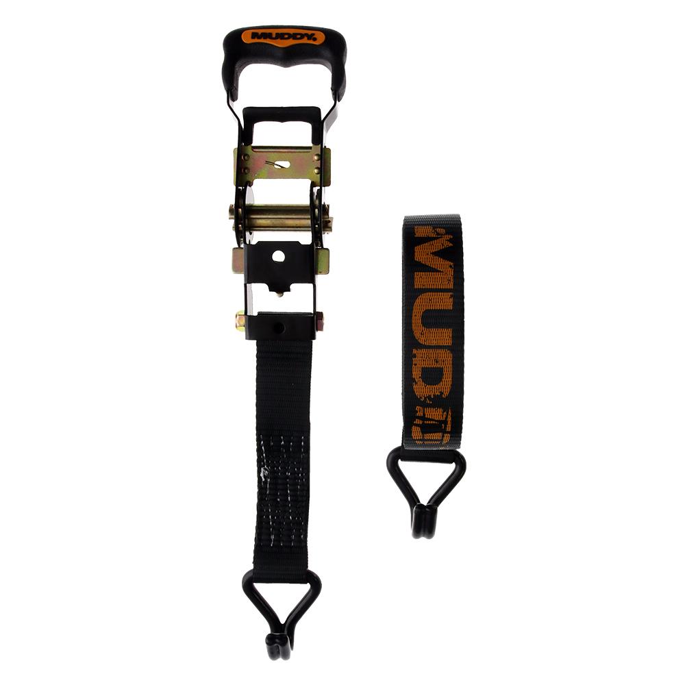 Muddy Heavy Duty Ratchet Straps 16 ft 2/ct Picture of Gsm MUDDY 1.5" X 16' HEAVY DUTY RATCHET STRAPS / 2 PACK