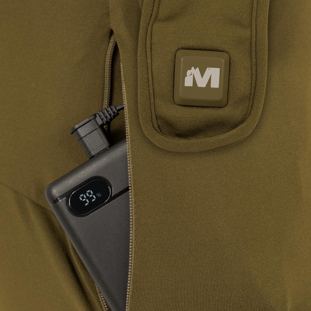 Muddy Nucleus Heated Bottom Hunting Pants Brown Clay XL Picture of Gsm NUCLEUS HEATED BOTTOM BROWN CLAY XL