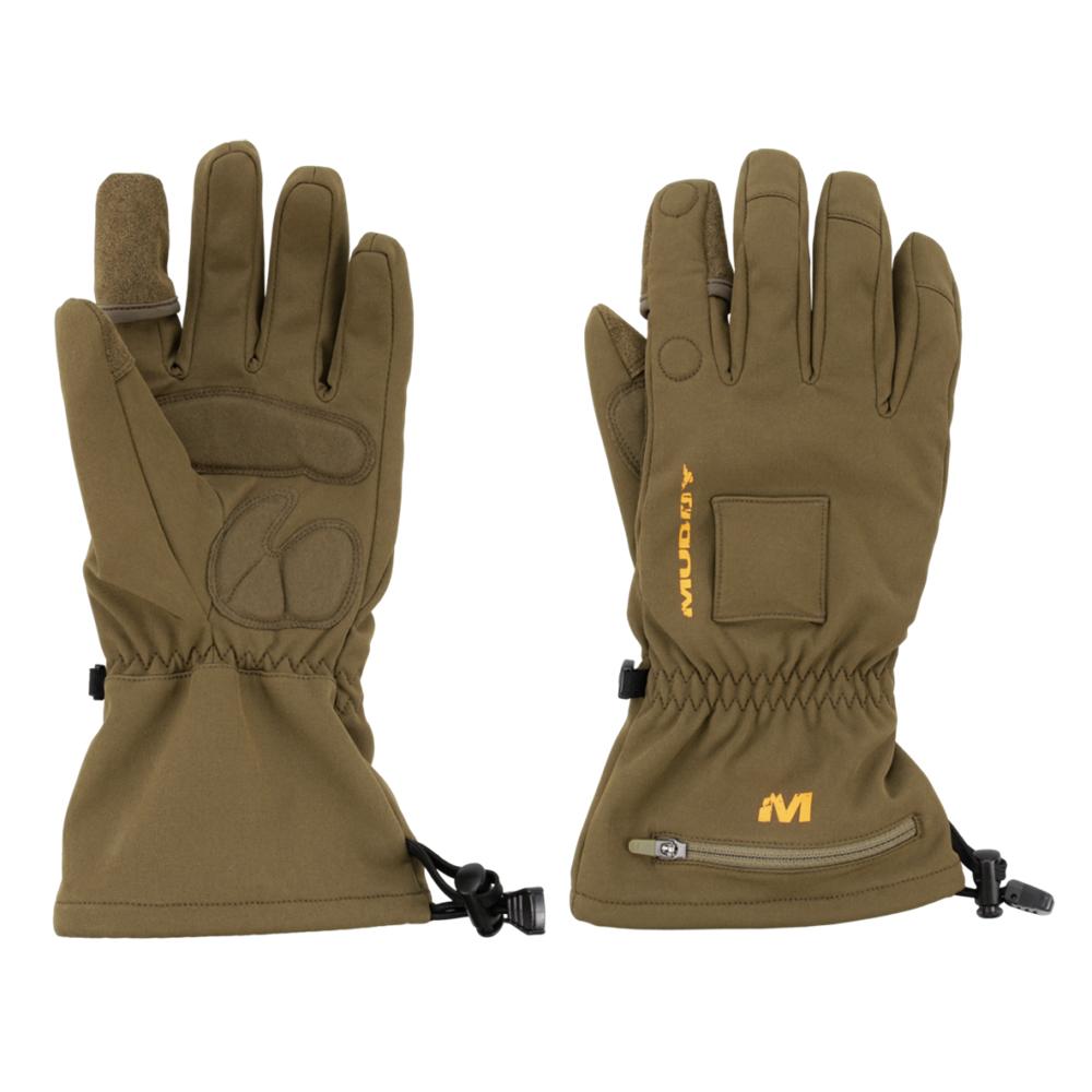 Muddy Nucleus Heated Softshell Gloves Brown Clay M Picture of Gsm NUCLEUS HEATED SOFTSHELL GLOVE BROWN CLAY MEDIUM