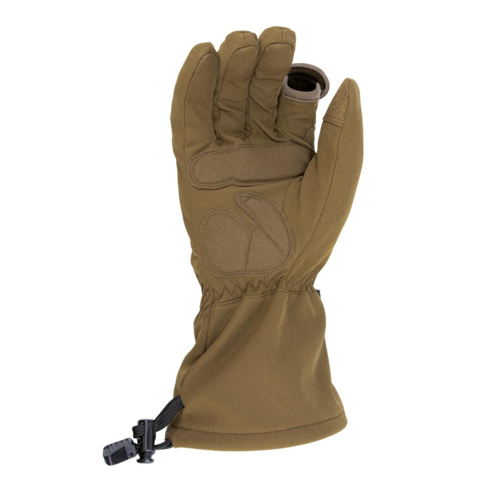 Muddy Nucleus Heated Softshell Gloves Brown Clay M Picture of Gsm NUCLEUS HEATED SOFTSHELL GLOVE BROWN CLAY MEDIUM