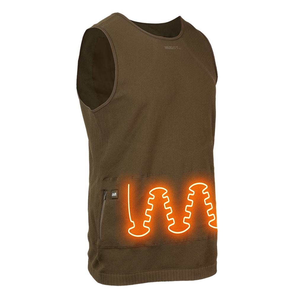 Muddy Nucleus Heated Hunting Vest Brown Clay L Picture of Gsm NUCLEUS HEATED VEST BROWN CLAY LARGE