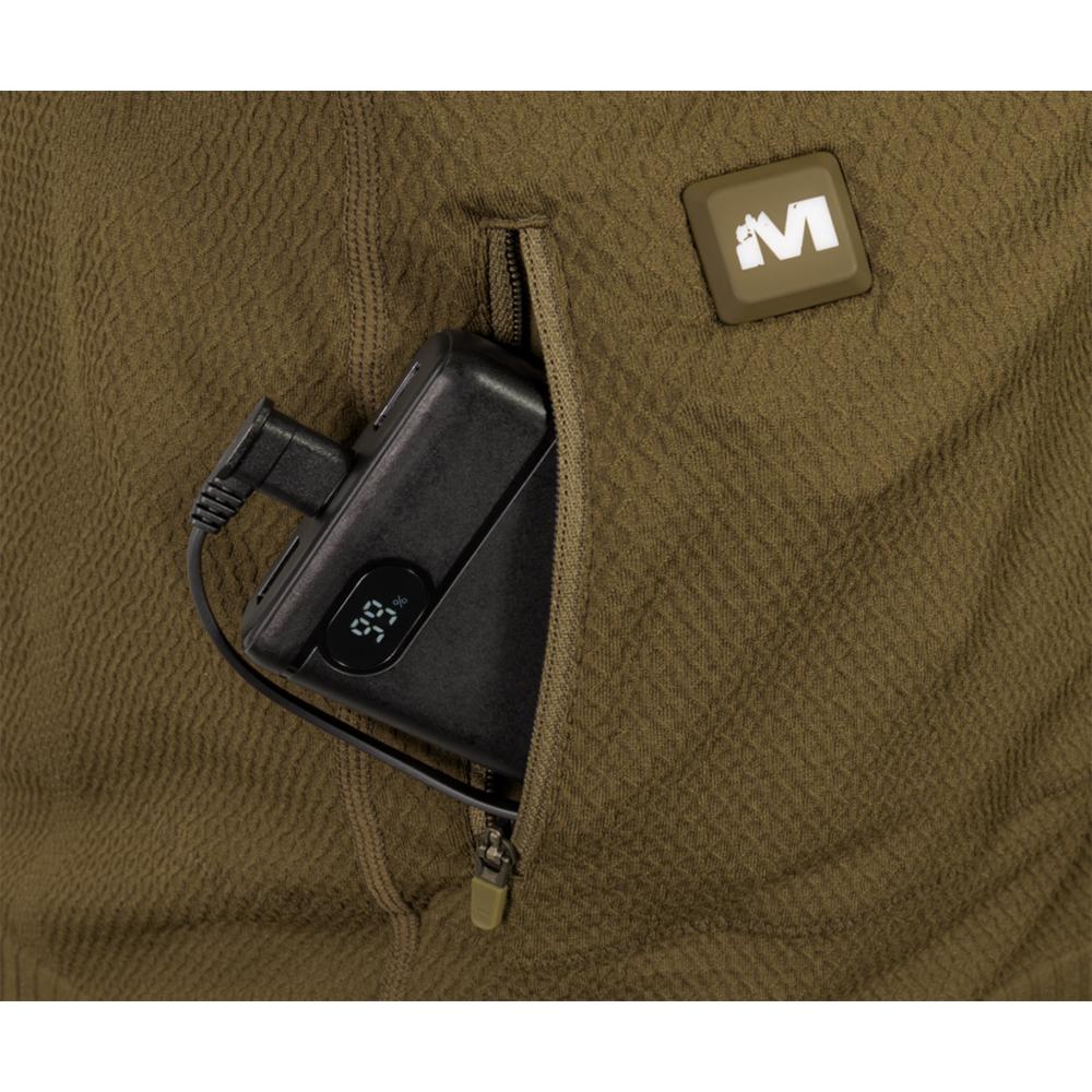 Muddy Nucleus Heated Hunting Vest Brown Clay S Picture of Gsm NUCLEUS HEATED VEST BROWN CLAY SMALL