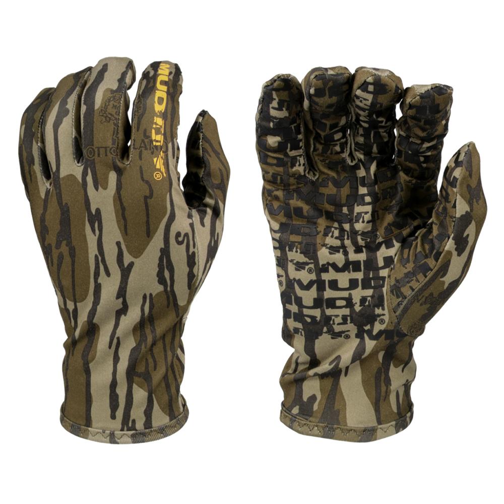 Muddy Lightweight Fleece Gloves Mossy Oak Bottomland M Picture of Gsm LIGHTWEIGHT GLOVE MOSSY OAK BOTTOMLAND MEDIUM