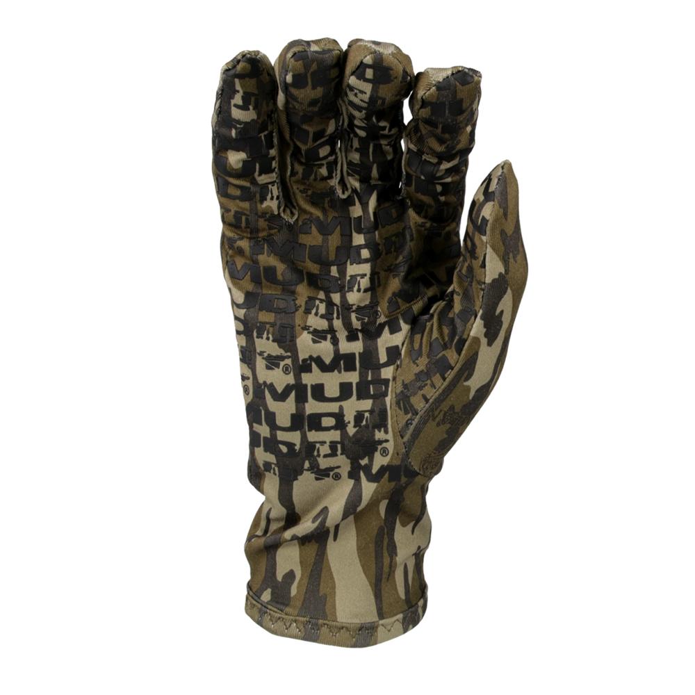 Muddy Lightweight Fleece Gloves Mossy Oak Bottomland M Picture of Gsm LIGHTWEIGHT GLOVE MOSSY OAK BOTTOMLAND MEDIUM
