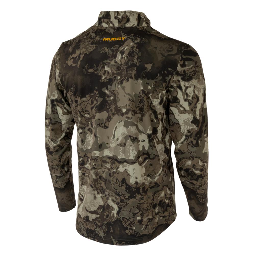 Muddy TR Lightweight Quarter Zip Long Sleeve Shirt Veil Canyon Grey 3XL Picture of Gsm TRX LIGHTWEIGHT QUARTER ZIP VEIL CANYON GREY 3XL