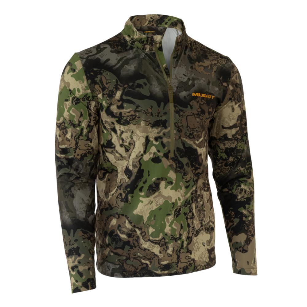 Muddy TR Lightweight Quarter Zip Long Sleeve Shirt Veil Canyon Hybrid 2XL