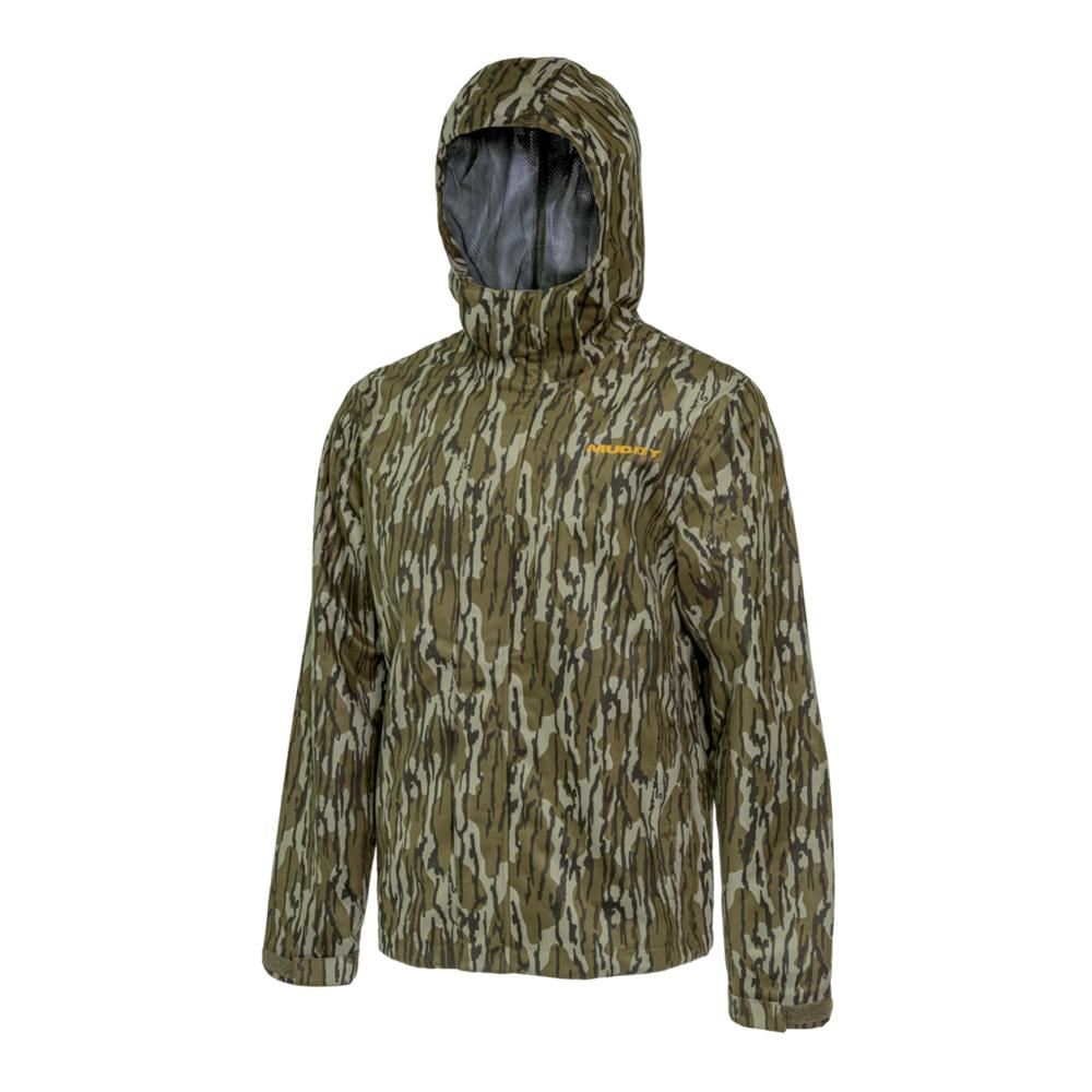 Muddy TRX Lightweight Rain Jacket Mossy Oak Bottomland M Picture of Gsm TRX LIGHTWEIGHT RAIN JACKET MOSSY OAK BOTTOMLAND MEDIUM