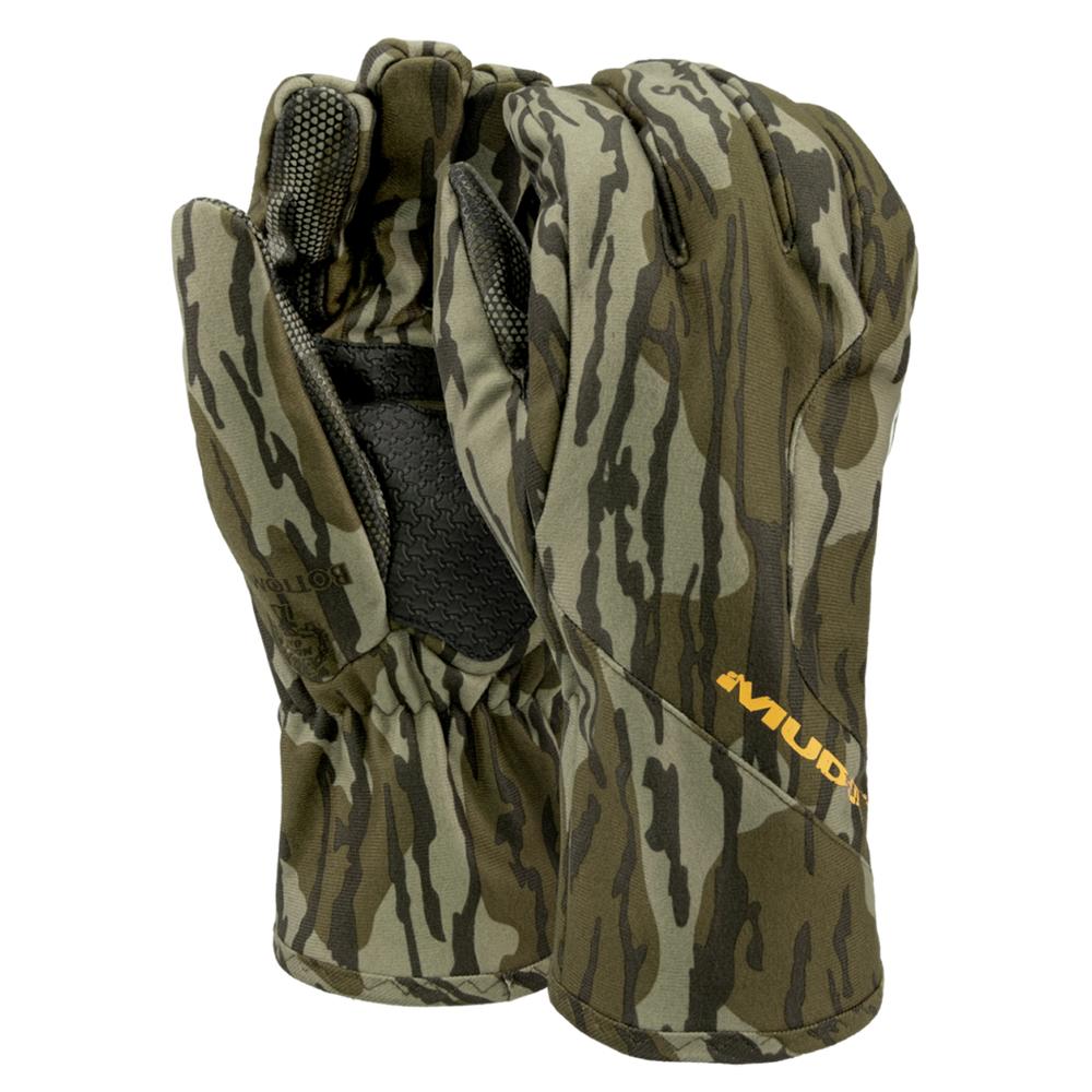 Muddy Windproof Glove Mossy Oak Bottomland L Picture of Gsm WINDPROOF GLOVE MOSSY OAK BOTTOMLAND LARGE