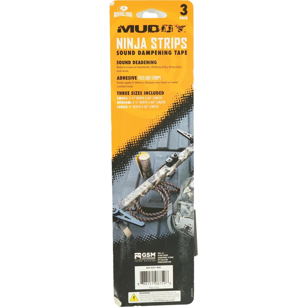 Muddy Ninja Strips Combo Pack 3 Sizes Mossy Oak Bottomland Picture of Gsm NINJA STRIPS COMBO PACK MOSSY OAK BOTTOMLAND