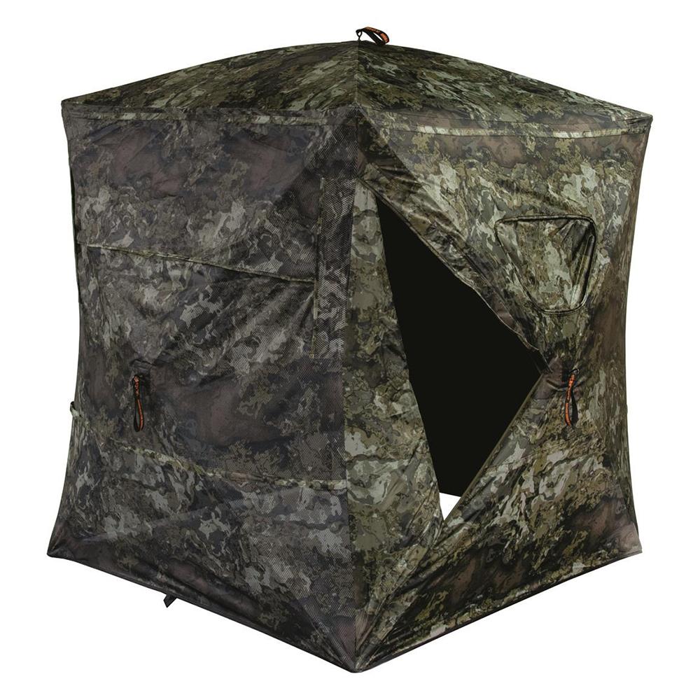 Muddy Prevue Evo Ground Blind Veil Canyon Grey Picture of Gsm PREVUE EVO 53x53'' FOOTPRINT 62'' WIDTH 66'' TALL 13.2LB VEIL CNYN GREY
