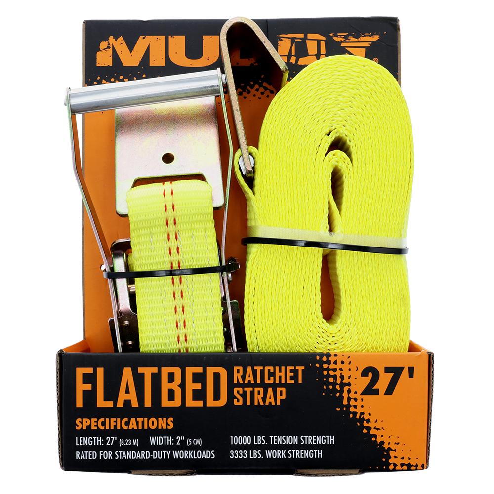 Muddy Flatbet Ratchet Strap 27 ft Picture of Gsm MYDDY 27 FOOT FLAT BED RATCHET STRAP