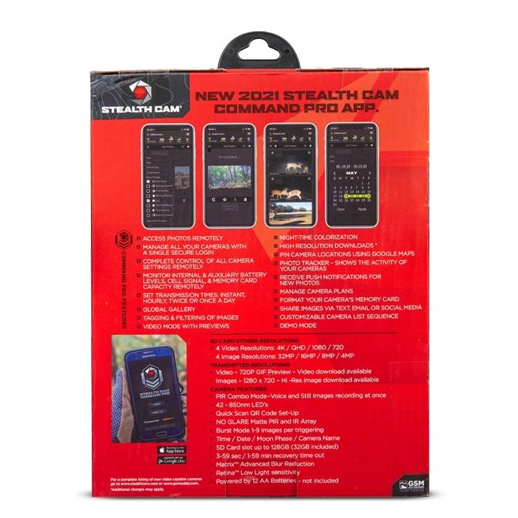 StealthCam DS4K Transmit Cellular Trail Camera 32MP Grey Picture of Gsm STEALTH CAM DS4K TRANSMIT CELLULAR 48MP W/ 32GB SD CARD