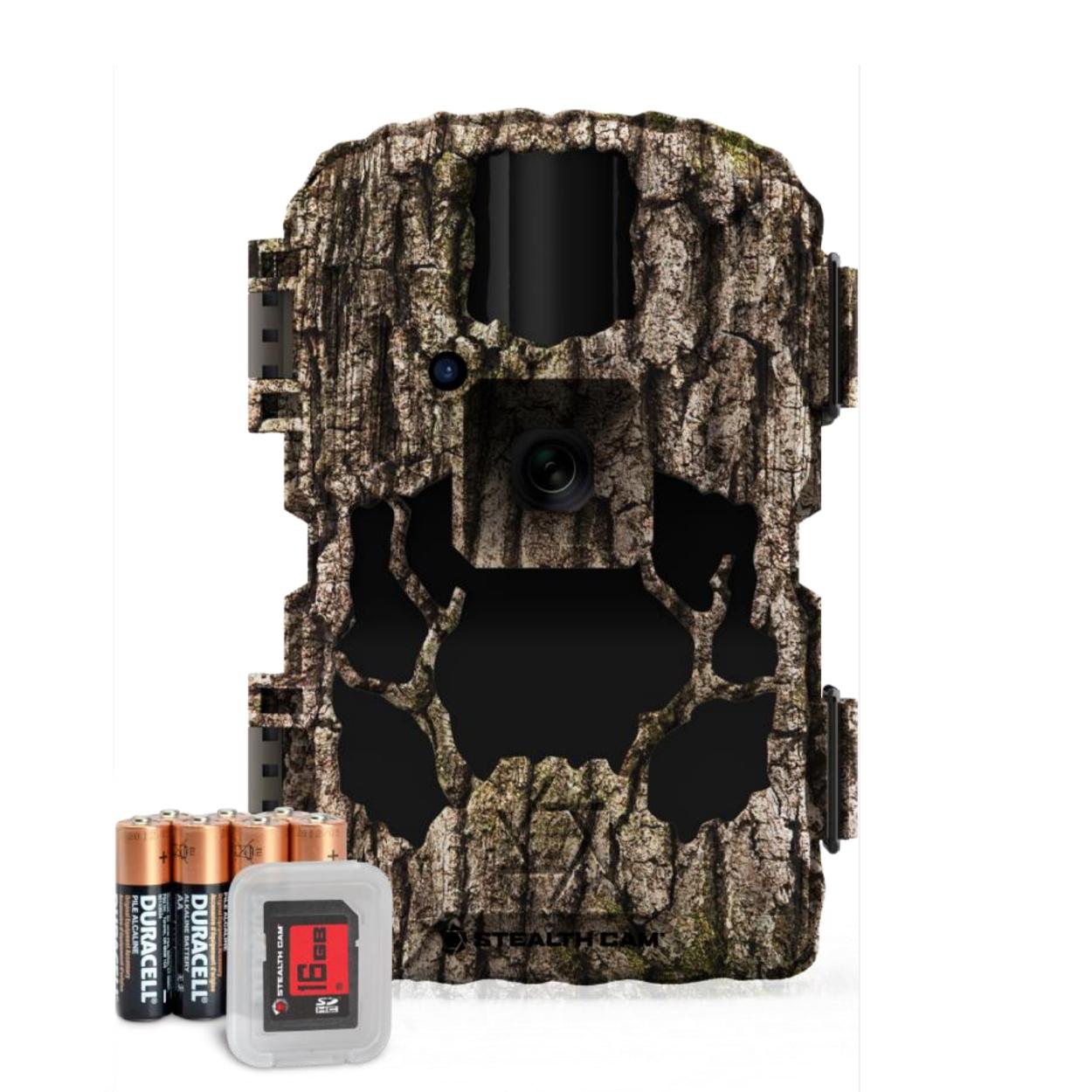 Stealth Cam Prevue 26 Combo with Video Batteries and 16GB SD Included Camo 720p 26MP Picture of Gsm Stealth Cam Prevue 26 Megapixel W/Video-Batteries & 16GB SD Included
