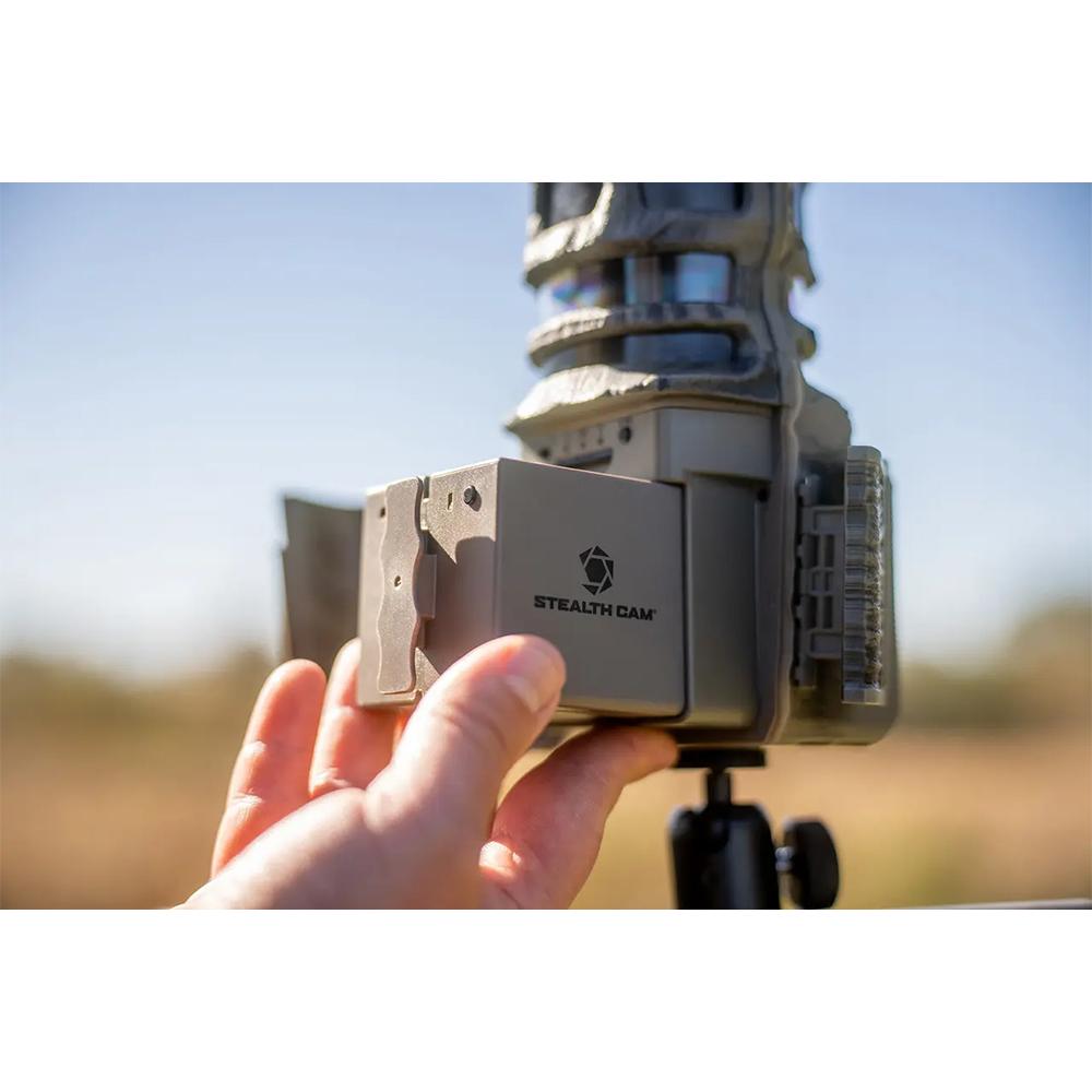 Stealth Cam FieldMAX Revolver Lithium Rechargeable Cartridge Picture of Gsm 360 CAM MAX CARTRIDGE RECHARGEABLE LITHIUM BATTERY PACK