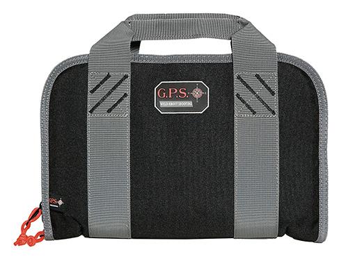 G-Outdoors Double Pistol Case with Magazine Storage & Dump Cup-Black Picture of G-Outdoors Inc. Double Pistol Case w/mag storage & dump cup Black