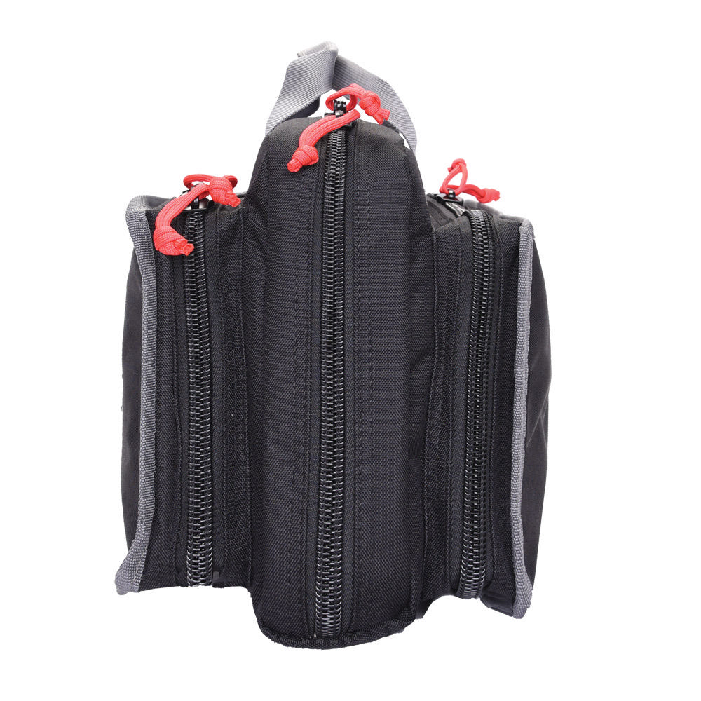 G-Outdoors Quad Pistol Range Bag with Mag Storage and Dump Cups FDE Picture of G-Outdoors Inc. QUAD PISTOL RANGE BAG W MAG STORAGE & DUMP CUPS - TAN