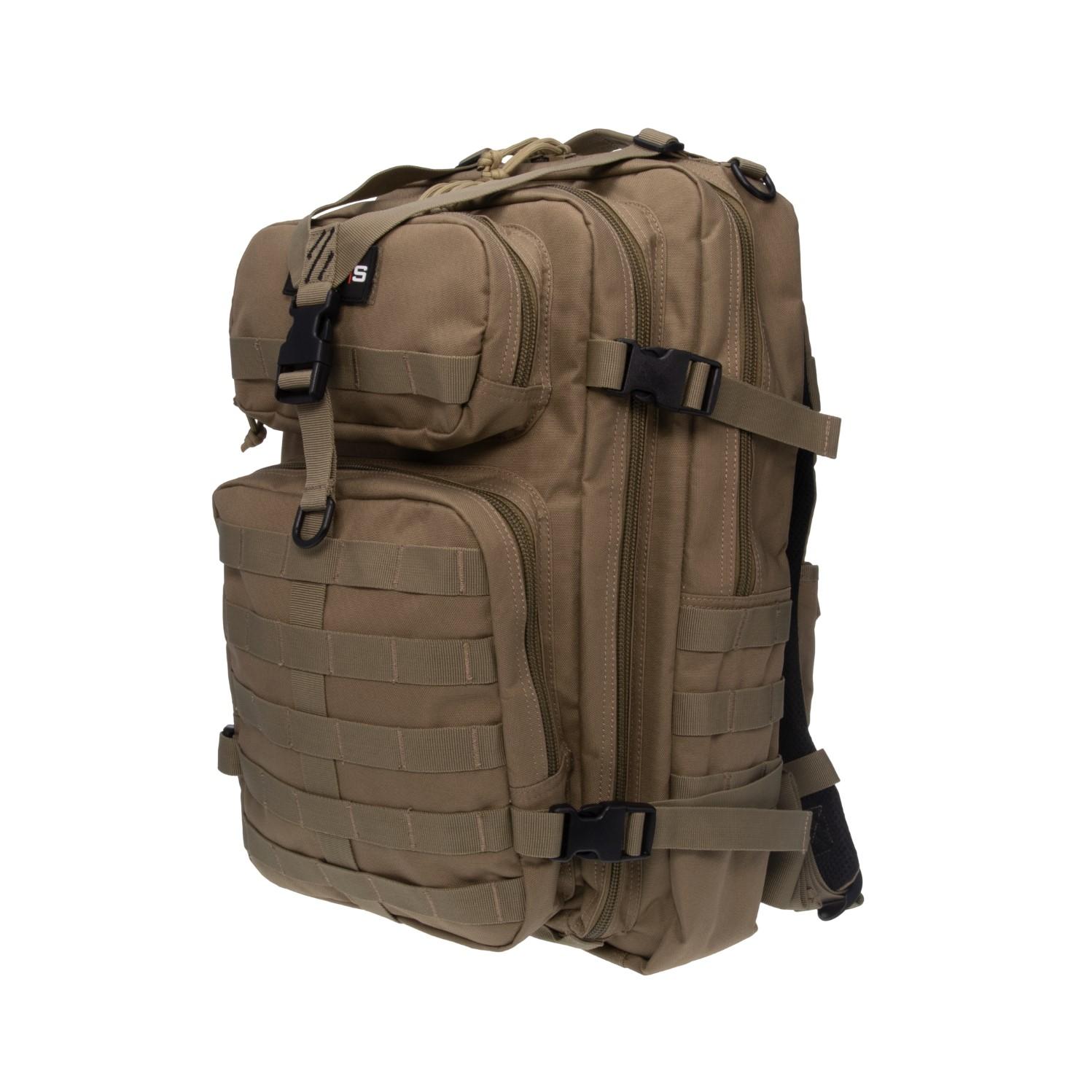 G-Outdoors Tactical Bugout Computer Backpack Tan Picture of G-Outdoors Inc. TACTICAL LAPTOP BACKPACK - TAN