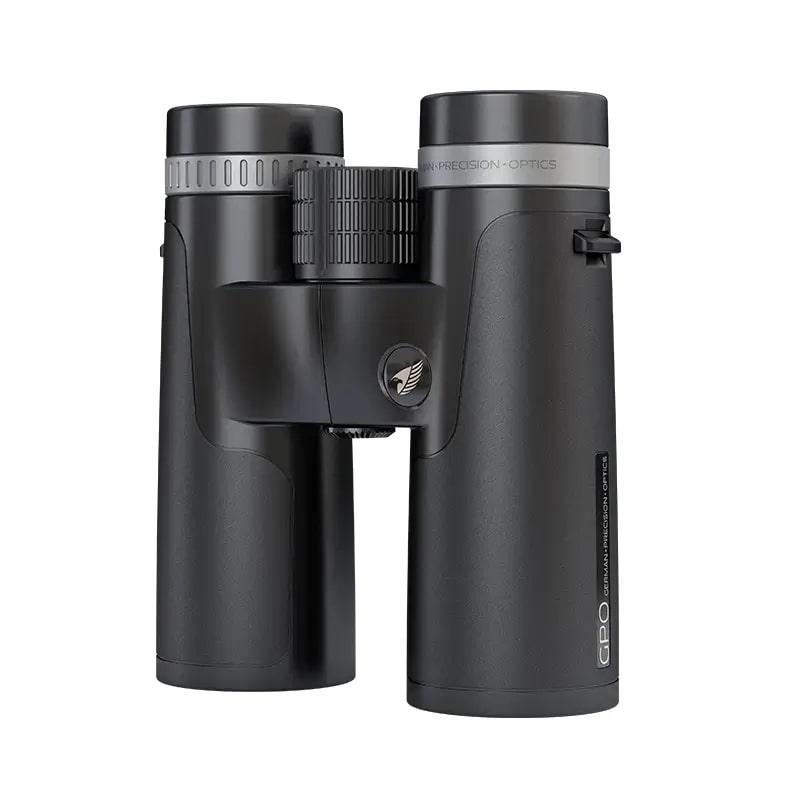 GPO Passion SD Binoculars 10x42 Black Silver Picture of German Precision Optics Passion SD Binoculars 10X42 SD Black/Silver 2 Tone