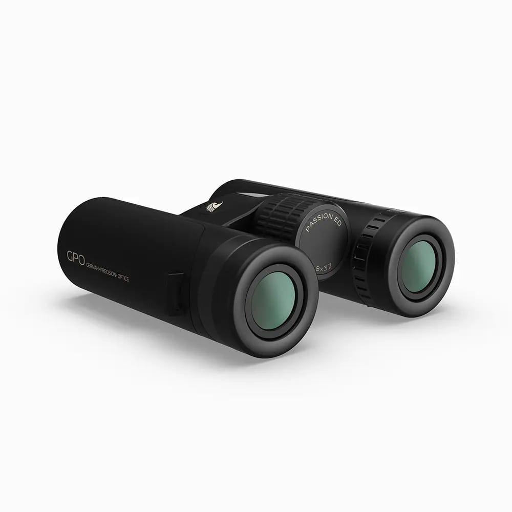GPO Passion ED Binoculars 10x32 Charcoal Black Picture of German Precision Optics Passion ED Binoculars 10x32 ED Charcoal Black
