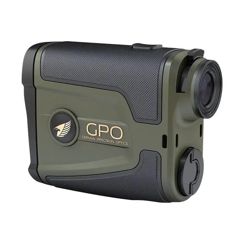 GPO Rangetracker 2000 Rangefinder 6x Green Picture of German Precision Optics Rangetracker 2000 Green / 6X /2000y / OLED / angle