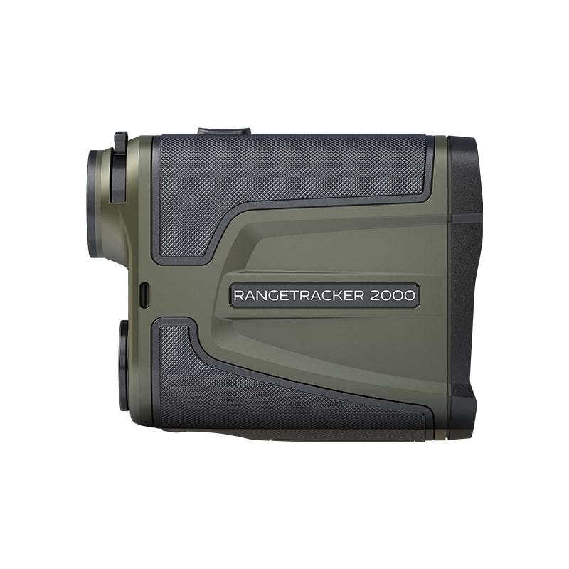 GPO Rangetracker 2000 Rangefinder 6x Green Picture of German Precision Optics Rangetracker 2000 Green / 6X /2000y / OLED / angle