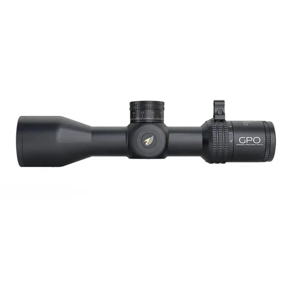German Precision Optics Centuri Super Compact Rifle Scope 4-16x44 30mm FFP HSi-CQB Illum Black Picture of German Precision Optics CENTURI SC4-16X44I SCFFP 30mm Tube HS ill. ZS lock .1 mrad Clicks