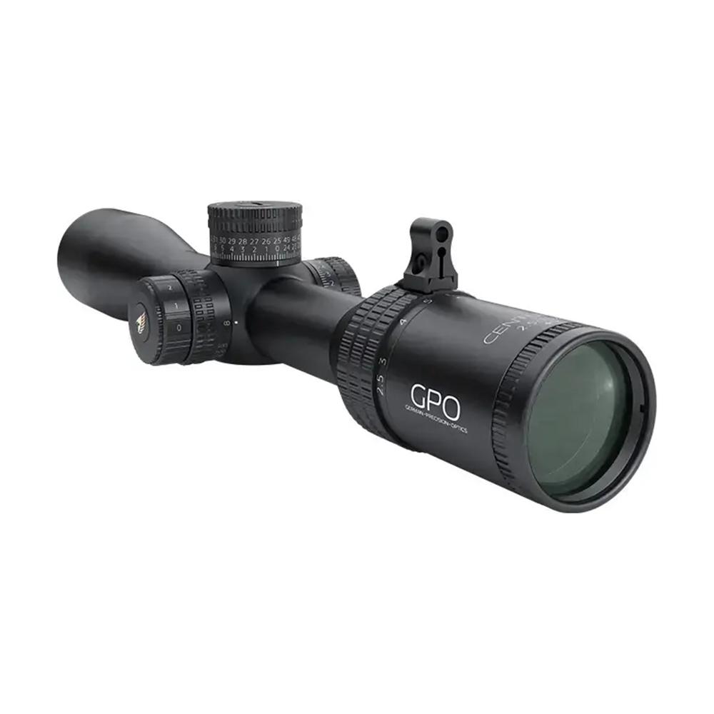 German Precision Optics Centuri Rifle Scope 2.5-15x44 30mm SFP G4i Illuminated Recticle Black Picture of German Precision Optics CENTURI 2.5-15x44i30mm Tube G4i ill. ZS lock .25'' Clicks