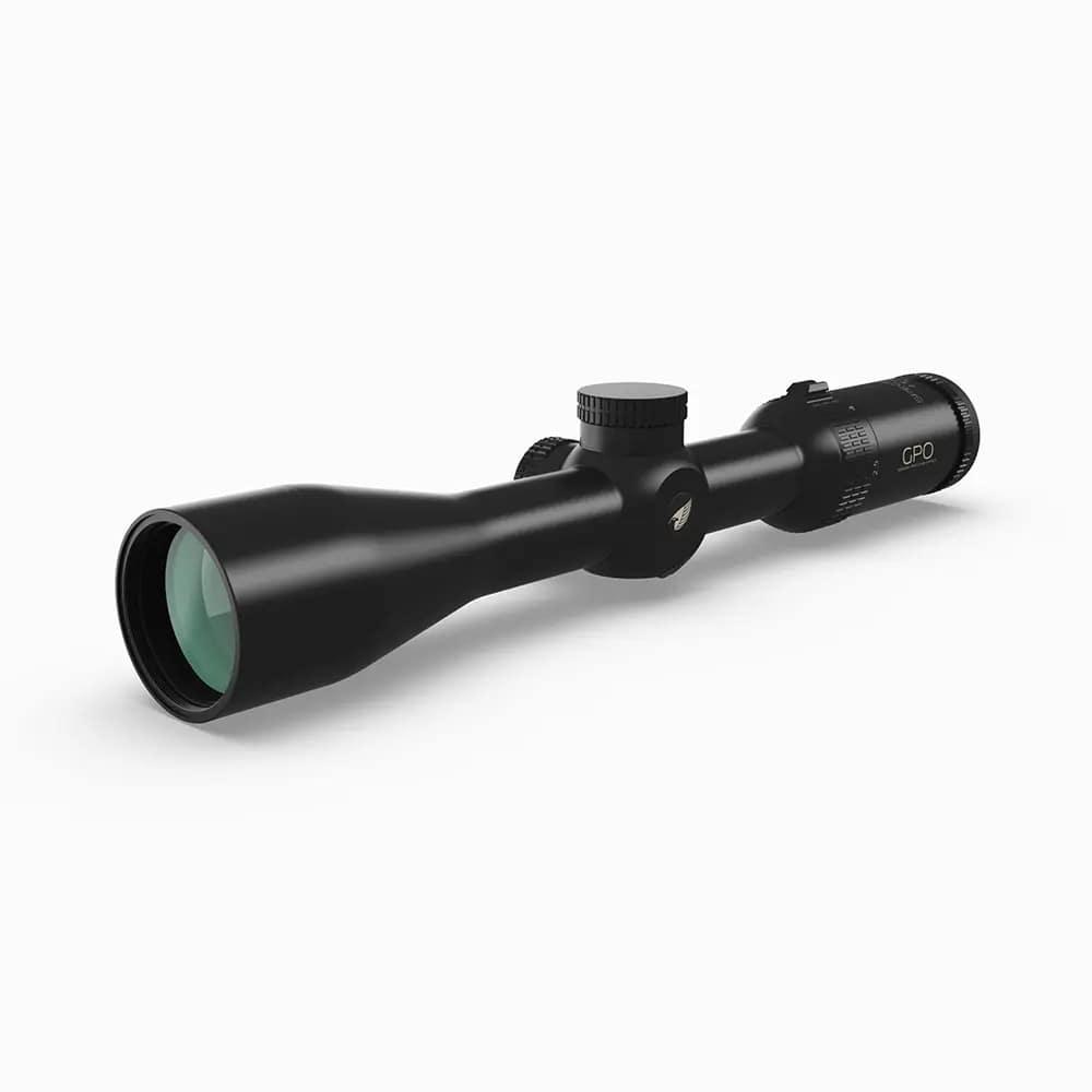 GPO Spectra 4x Rifle Scope 2.5-10x44 30mm SFP G4 Black Picture of German Precision Optics Spectra 4x Riflescope 2.5-10x44 30mm Tube G4 Reticle