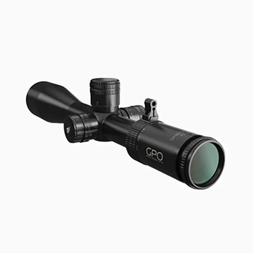 GPO Spectra 6x Rifle Scope 4.5-27x50i 30mm MOAi Illum. Black Picture of German Precision Optics Spectra 6x Riflescope 4.5-27x50 30mm Tube MOAi ill. Reticle