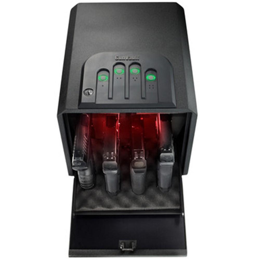 GunVault MiniVault 4 Gun Keypad Vault 10.27" x 14.02" x 8.88" Picture of GunVault Inc. MULTIVAULT STANDARD GV 2050 2019