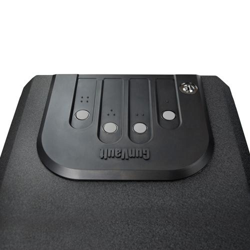 GunVault MiniVault 4 Gun Keypad Vault 10.27" x 14.02" x 8.88" Picture of GunVault Inc. MULTIVAULT STANDARD GV 2050 2019