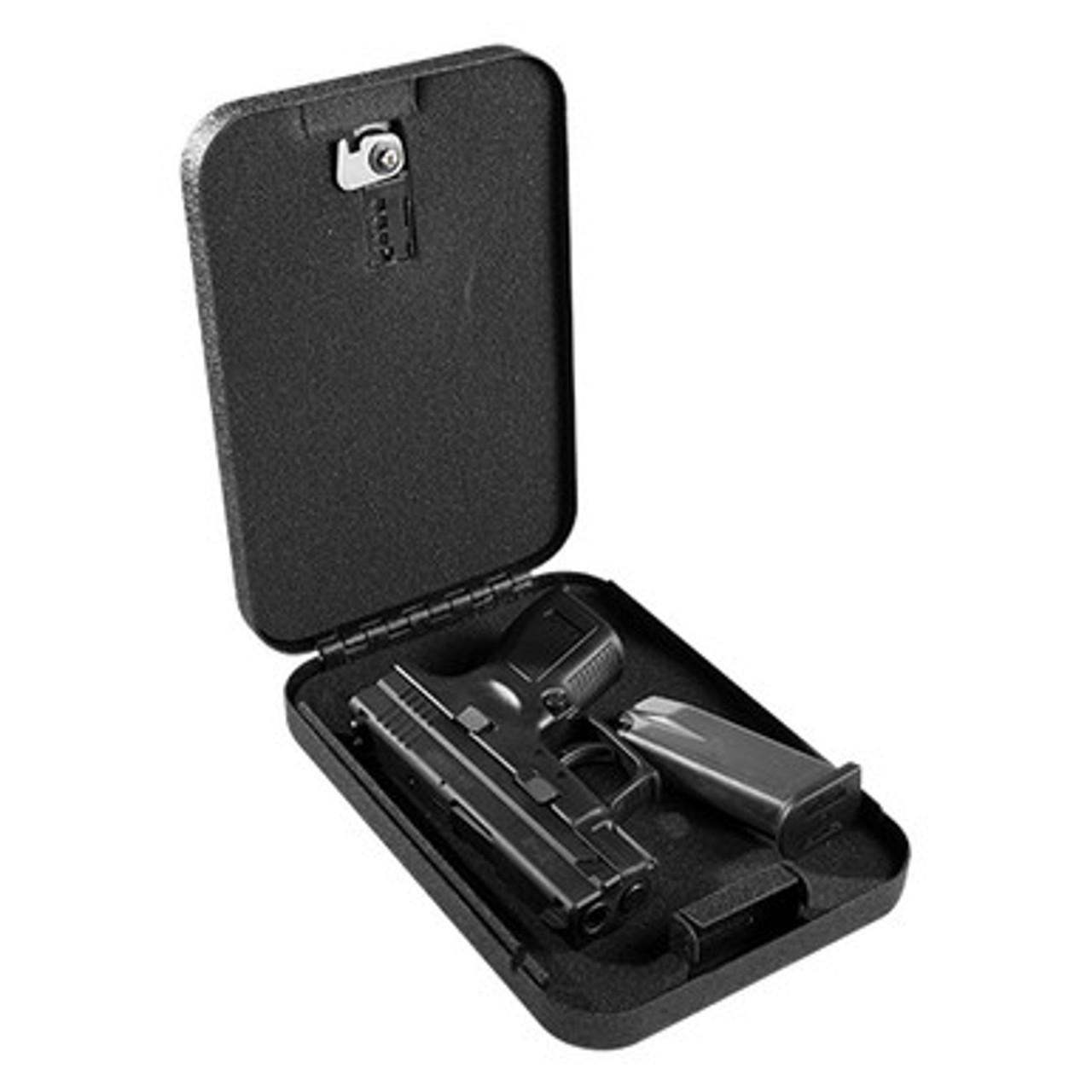 GunVault NanoVault 300 Handgun Safe Single Gun Picture of GunVault Inc. NANOVAULT 300 PISTOL SAFE