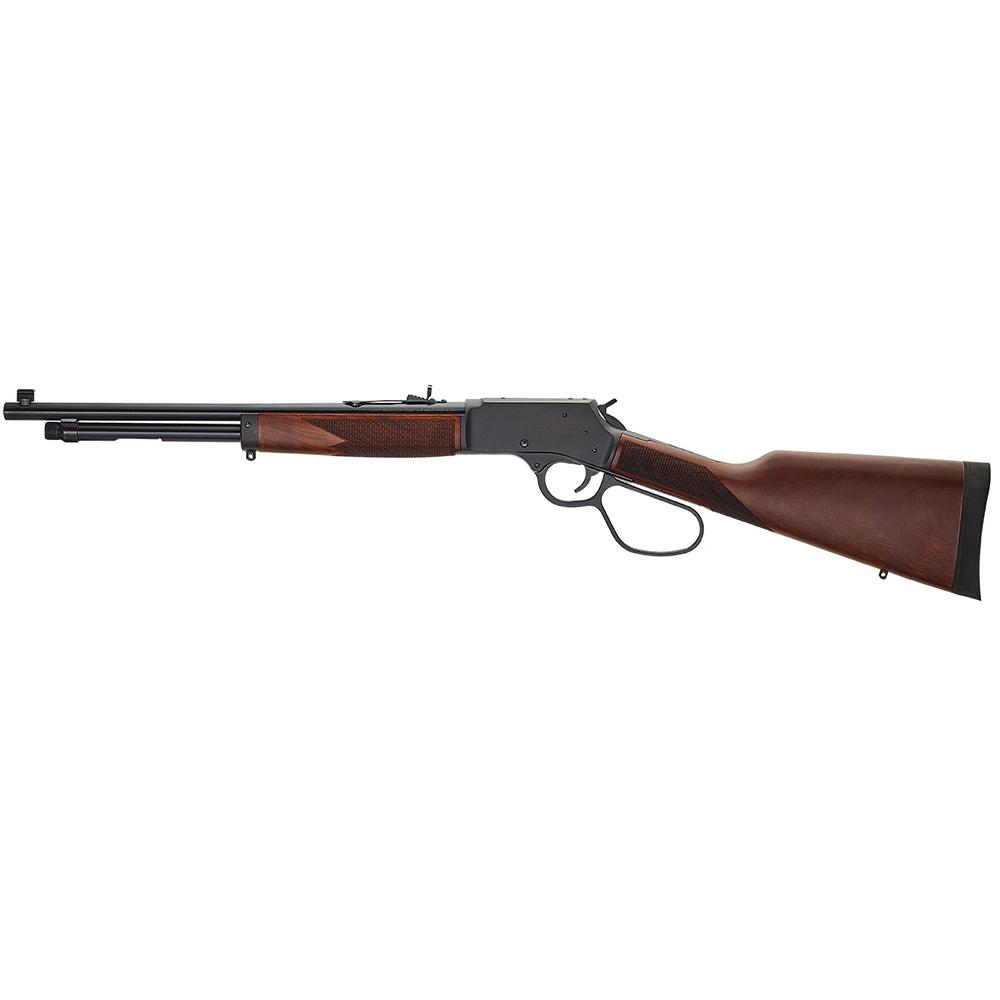 Henry Big Boy Steel w/Side Gate Rifle .44 Mag/.44 Spl 10rd Capacity  20" Round Barrel Large Loop Lever Walnut Stock Picture of Henry Repeating Arms Company Big Boy Steel .44 Mag/.44 Spl Side Gate Large Loop