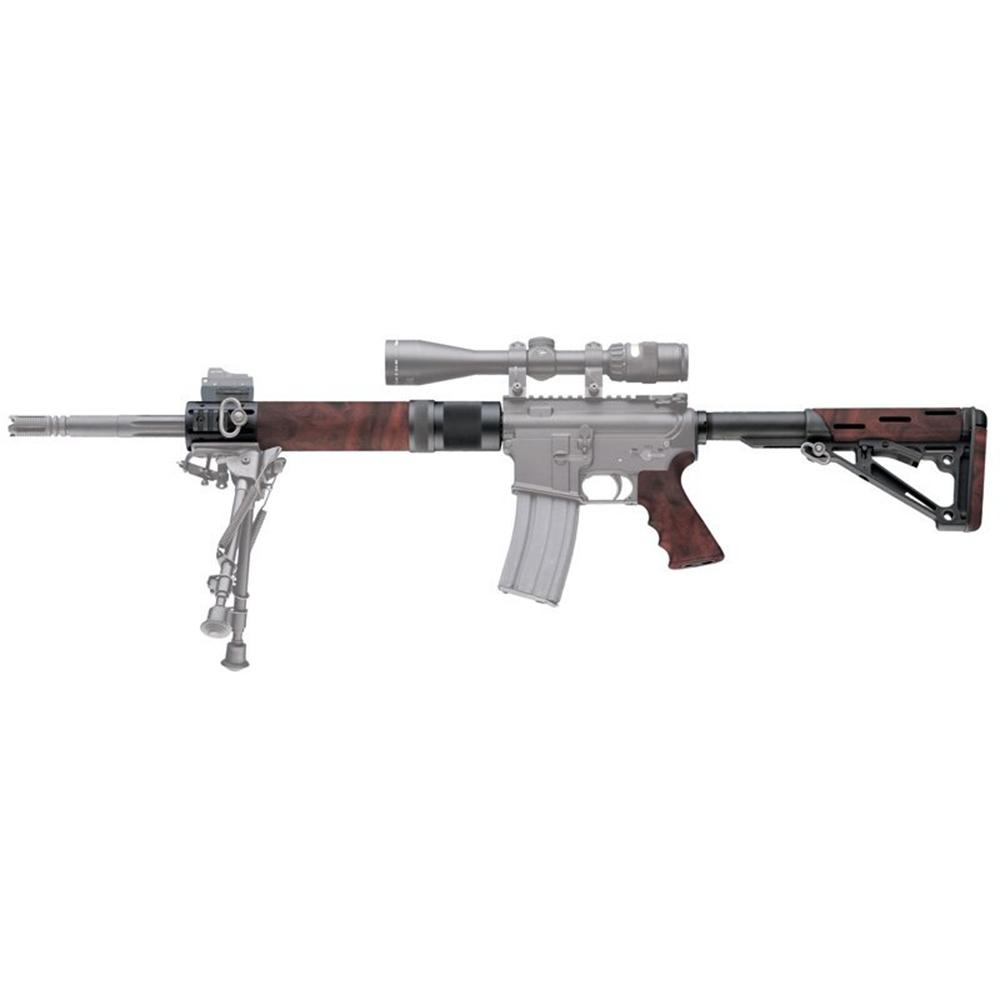 Hogue AR-15/M-16 Kit Overmolded Grip/Forend/Collapsible Buttstock Red Lava Picture of Hogue Inc. HOGUE AR15/M16 KIT 3-PIECE RED LAVA