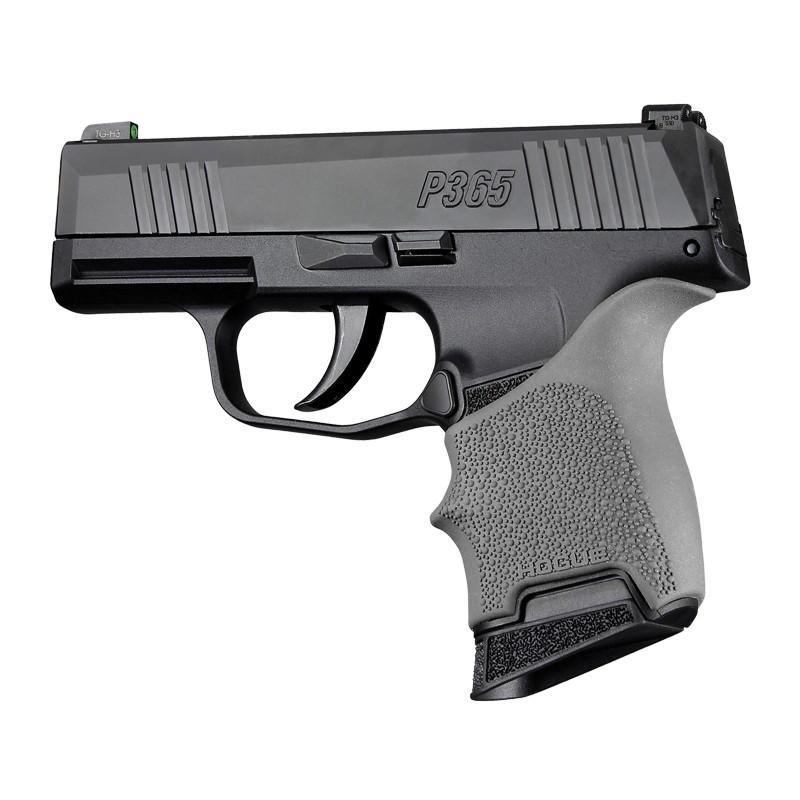 Hogue HandAll Beavertail Handgun Grip Sleeve for Sig Sauer P365 Slate Grey